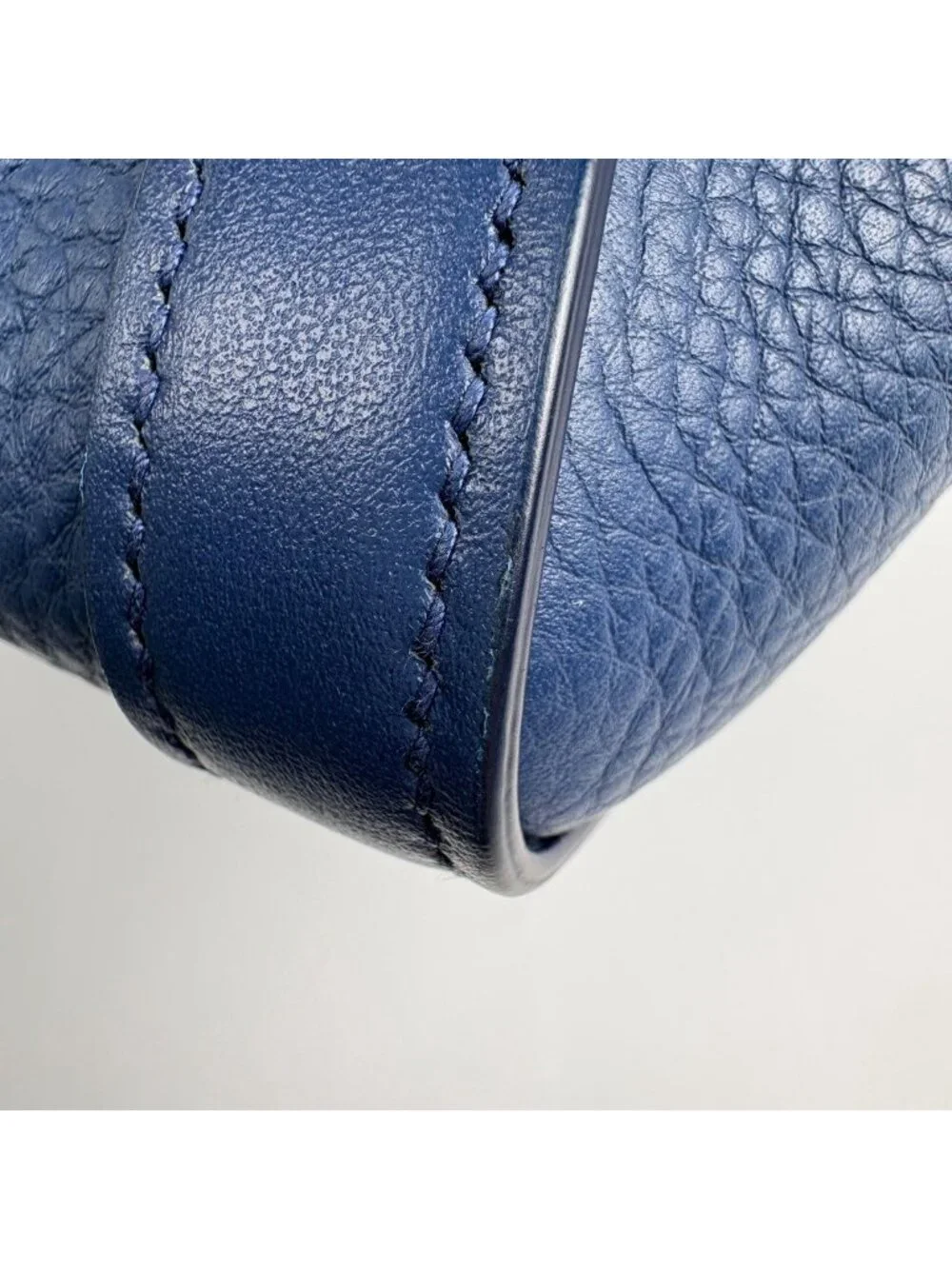 Prada Tote Bag Leather Blue